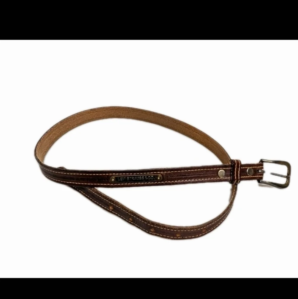 Levi's Brown Leather Belt S Classic Western 2175